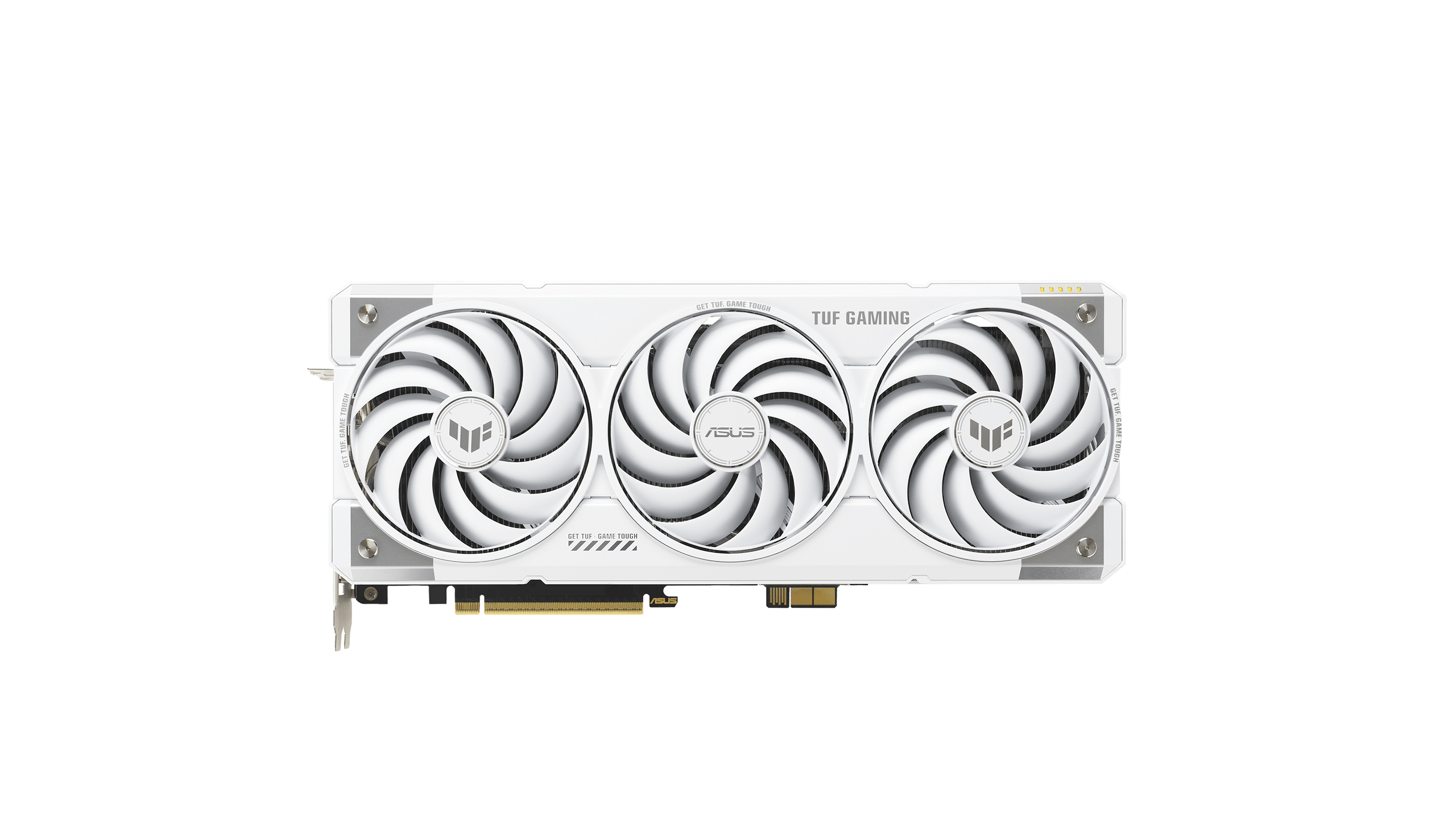 Frontprofil TUF Gaming GeForce RTX 5070 Ti BTF White Edition