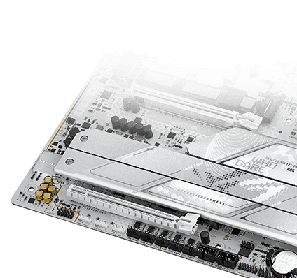 Het Strix Z890-A moederbord is voorzien van SupremeFX audio.