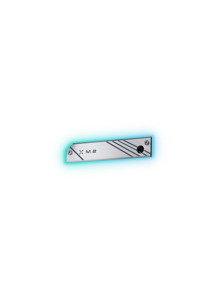 Het PRIME X670-P-moederbord biedt M.2-koellichamen.