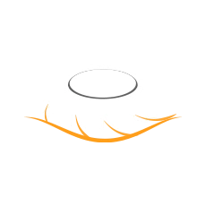cooling fan icon with a white circle surrounded by a gold and black geometric pattern on a dark background, representing a computer heat dissipation system.