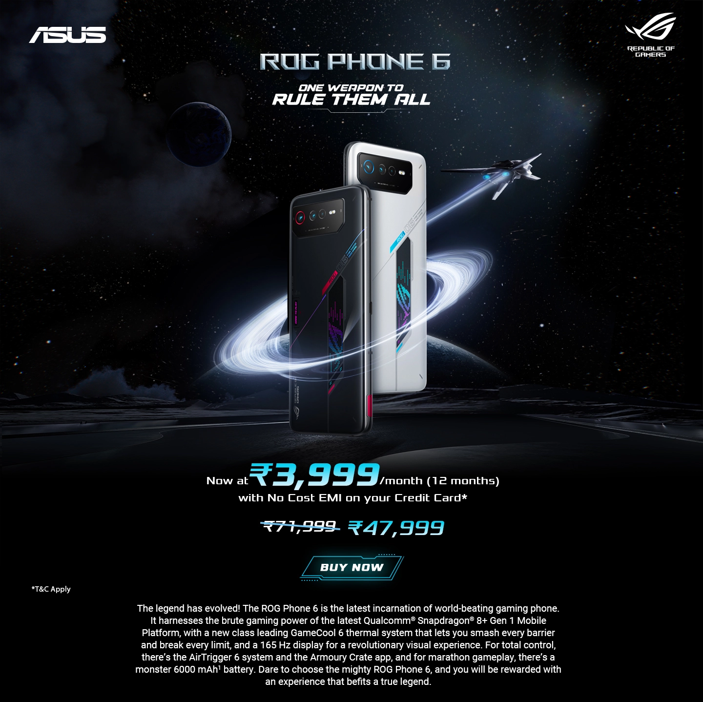 Asus ROG Phone 6 Looks to Be a Pricey Mobile Gaming Powerhouse