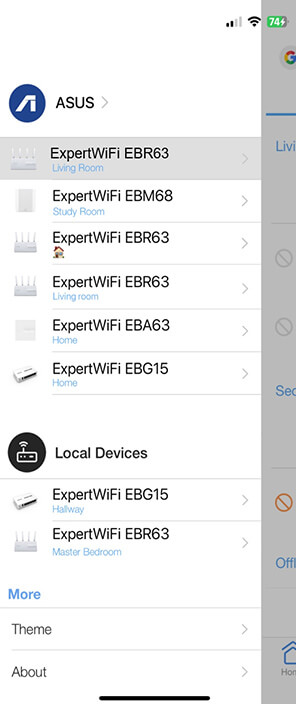 User interface of account binding on ASUS ExpertWiFi App.