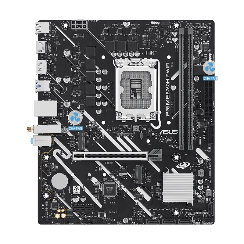 Prime motherboard with 4-Pin PWM/DC Fan image