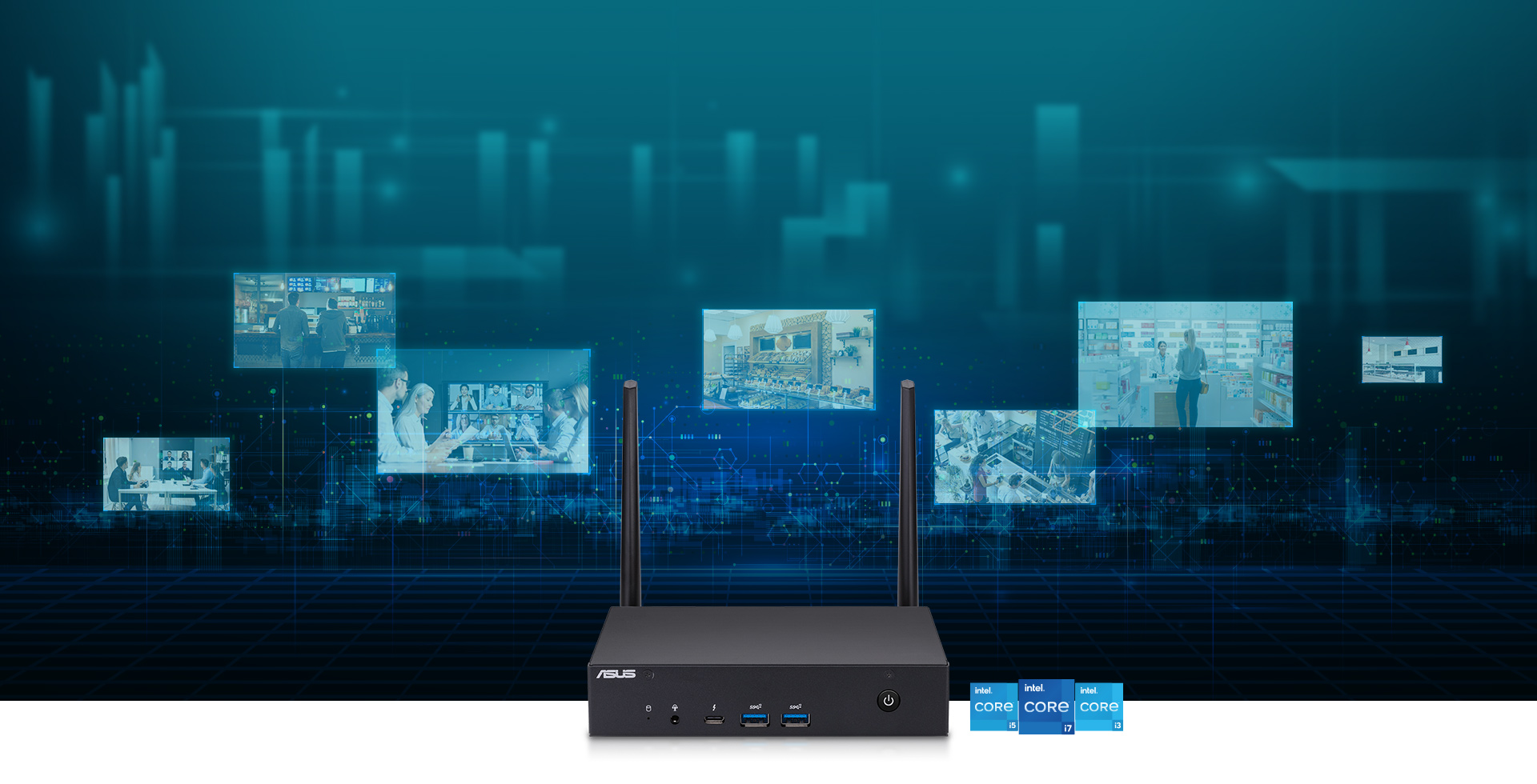 Ultracompact mini PC with rich connectivity features, designed for diversified industrial applications