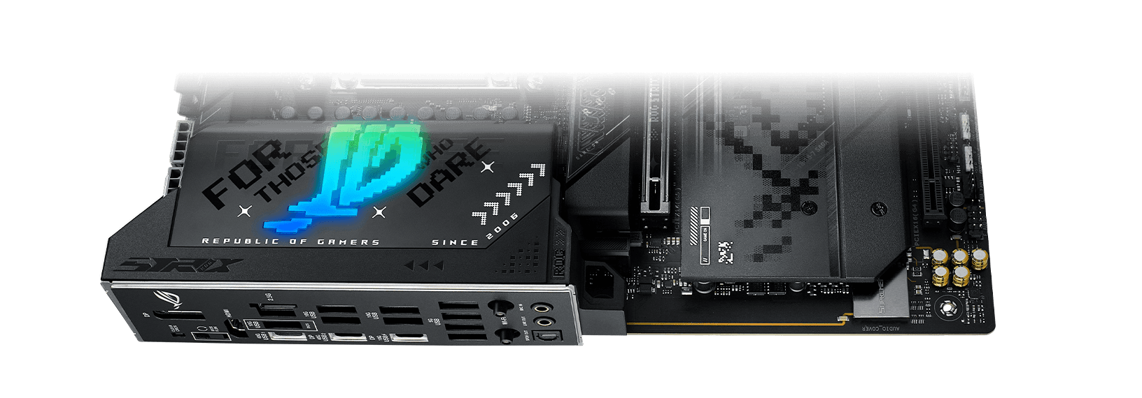 The Strix X870-F  motherboard features SupremeFX audio.