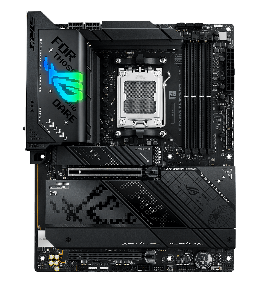 Strix X870-F fan header locations