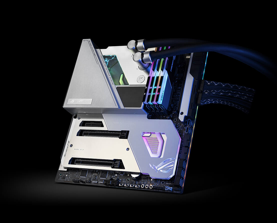 ROG Maximus XIII Extreme Glacial front view