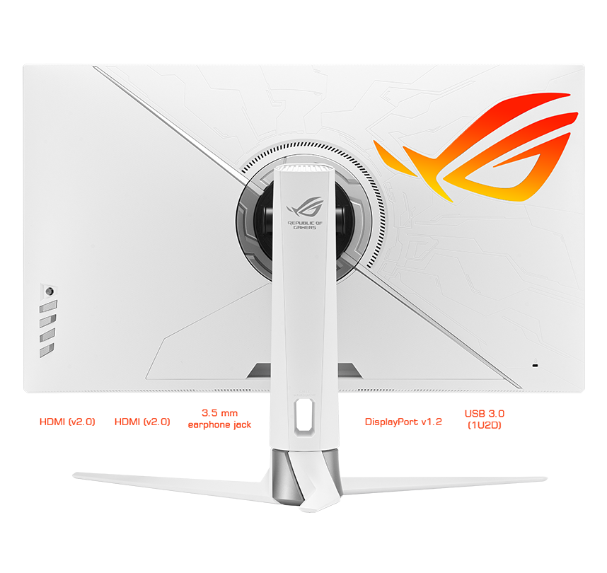 ASUS ROG Swift Monitor de juegos de 32 pulgadas 1440P (PG329Q-W) - Blanco,  QHD (2560 x 1440), IPS rápido, 175Hz, 1ms, sincronización de desenfoque de