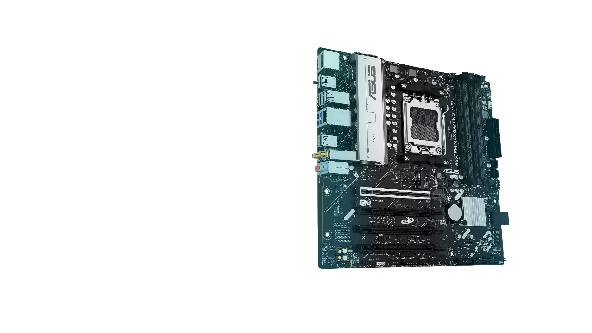 B650EM MAX GAMING WIFI provides users and PC DIY builders a range of performance tuning options via intuitive software and firmware features.
