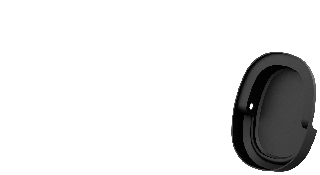 The ear cup divided into four elements highlights the position of airtight chambers and 40mm ASUS essence drivers.