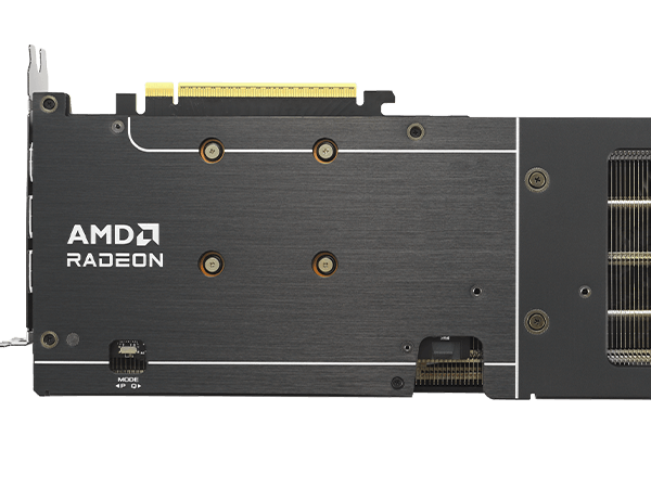 Prime Radeon RX 9060 XT card backplate