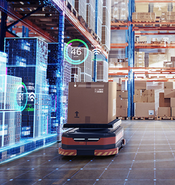 ASUS IoT Edge AI systems can be used in factory or warehouse AMR applications