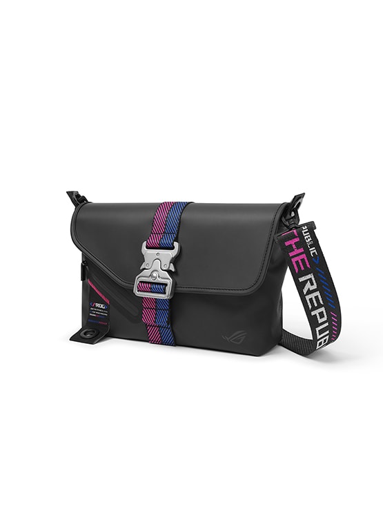 side view of ROG SLASH Sling Bag