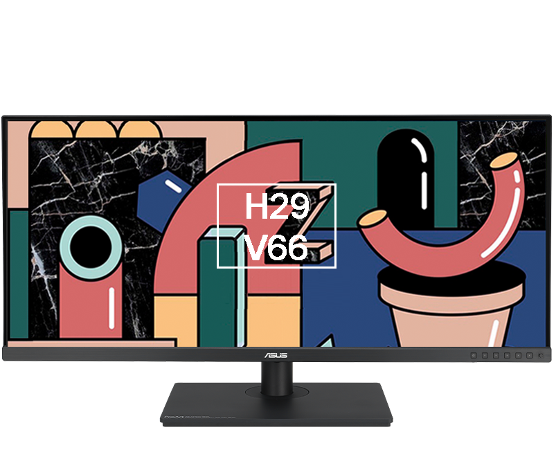 Pracovní velikost monitoru ProArt Display lze přizpůsobit pro náhled v reálném čase. 