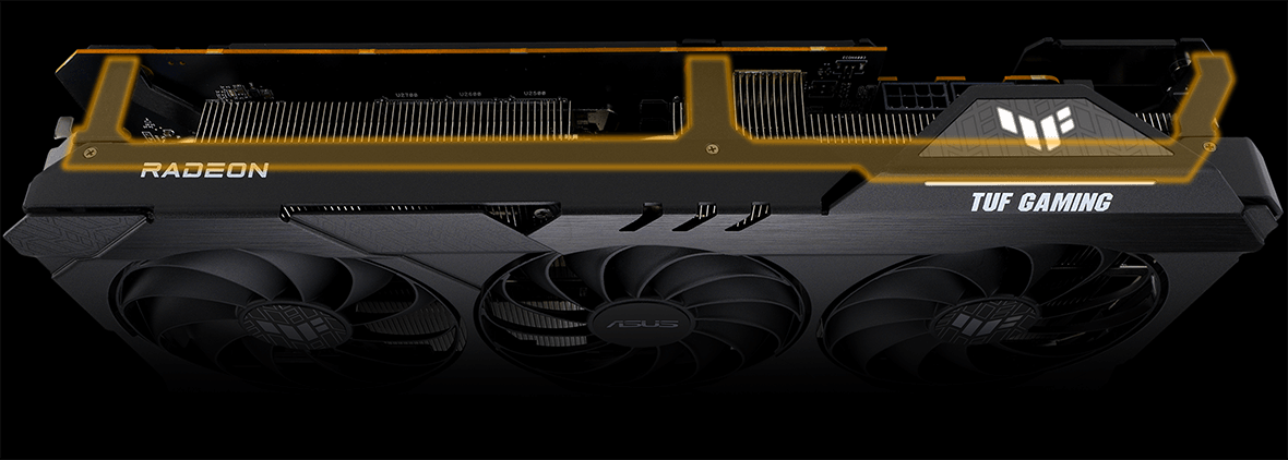 Radeon RX™ 6950 XT Verstärkter Metallrahmen