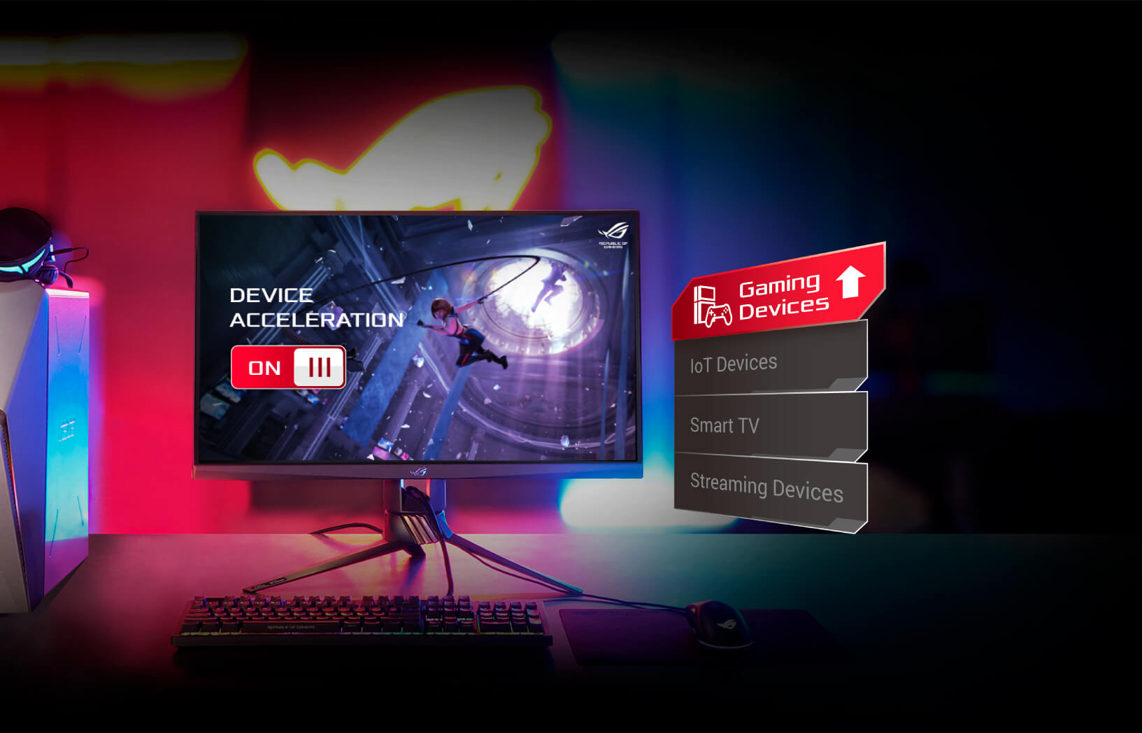 DEVICE ACCELERATION: ON; Gaming Devices > IoT Devices > Smart TV > Streaming Devices