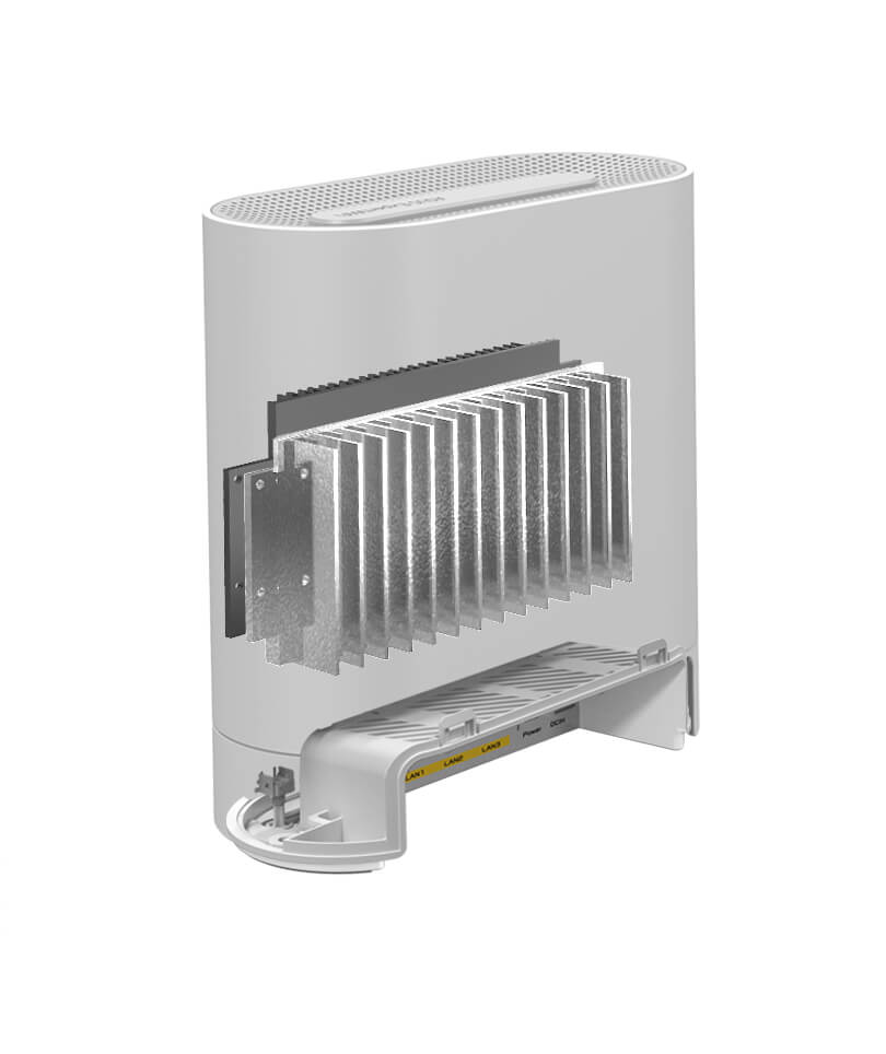 Подвійний радіатор для ефективного відведення тепла