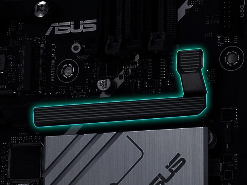 Die Grafik zeigt den PCIe Slot Q-Release.