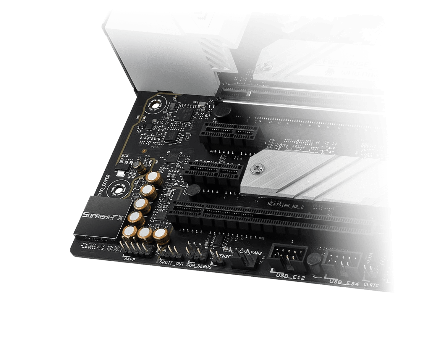 The Strix B760-G D4 motherboard features SupremeFX audio.