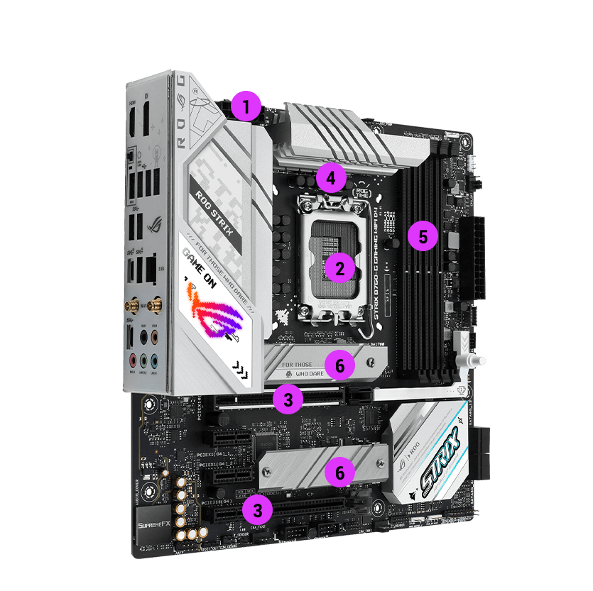 Especificaciones de rendimiento de la Strix B760-G D4