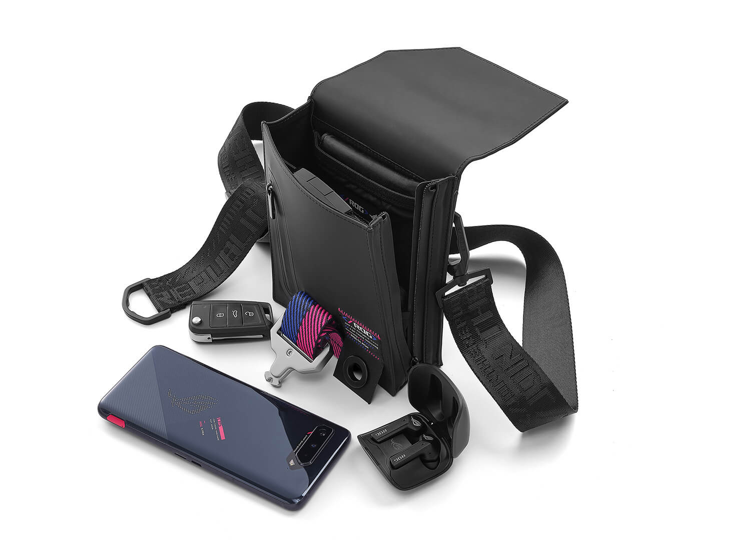 ROG SLASH Crossbody Bag | Gaming apparel-bags-gear｜ROG - Republic