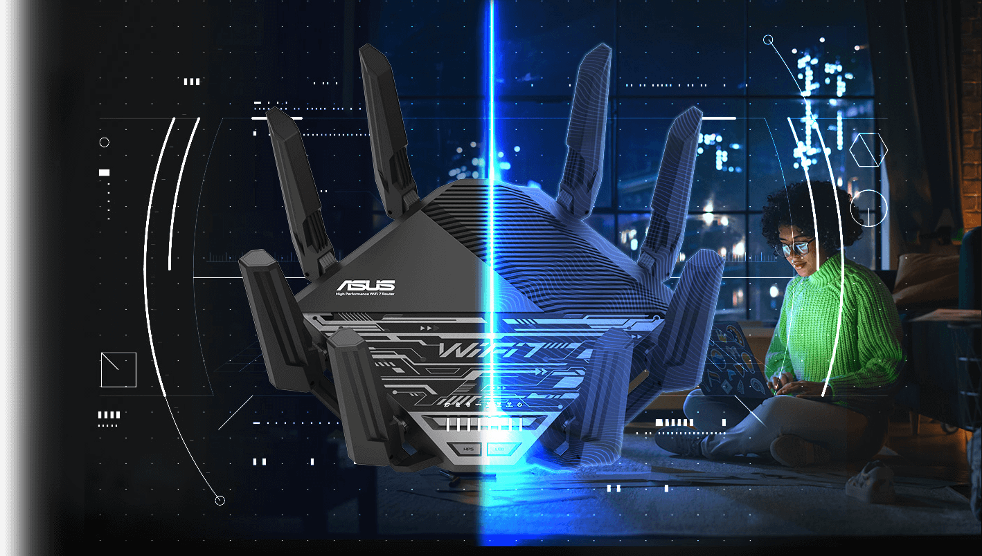 ASUS North America on X: Ready to upgrade to WiFi 7? Our RT-BE96U Tri-Band WiFi  7 Router is here to bring your home network to the next level! 📶 Dual 10G  Port