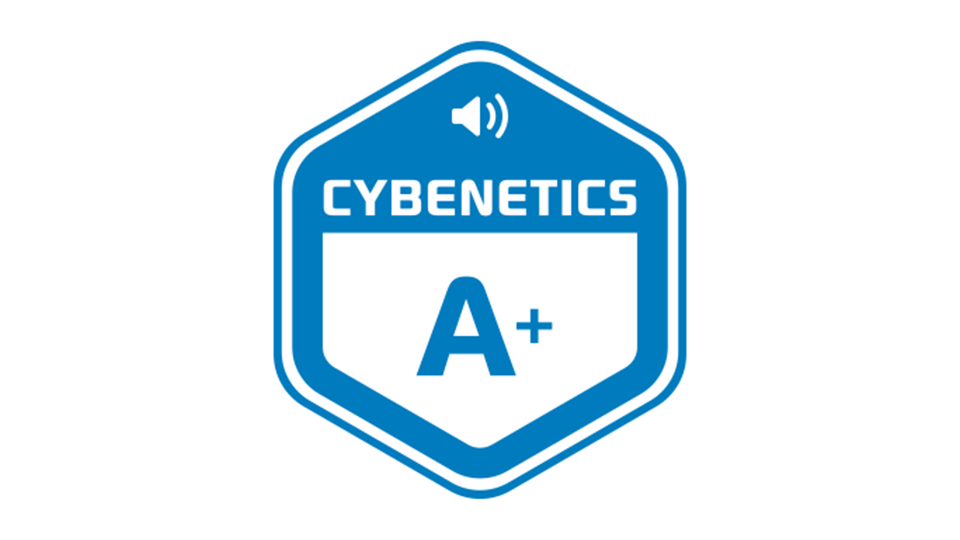 Certifikační logo Cybenetics Lambda A+