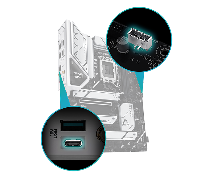 Features Rear & Front USB Type-C®