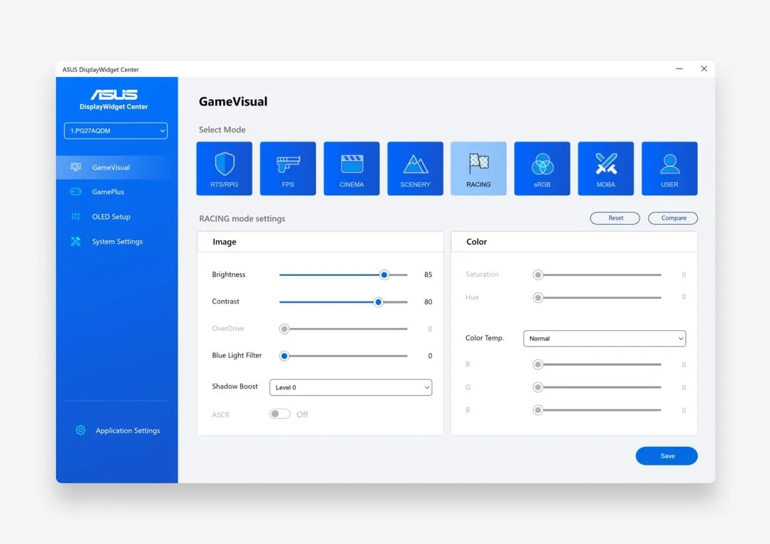 ASUS DisplayWidget Center I Monitor OSD Management Software