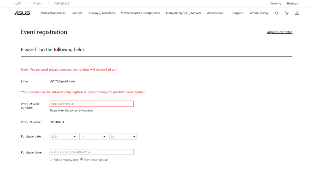 Share Registration page 4