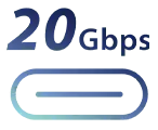 USB 20 Gb/s logo