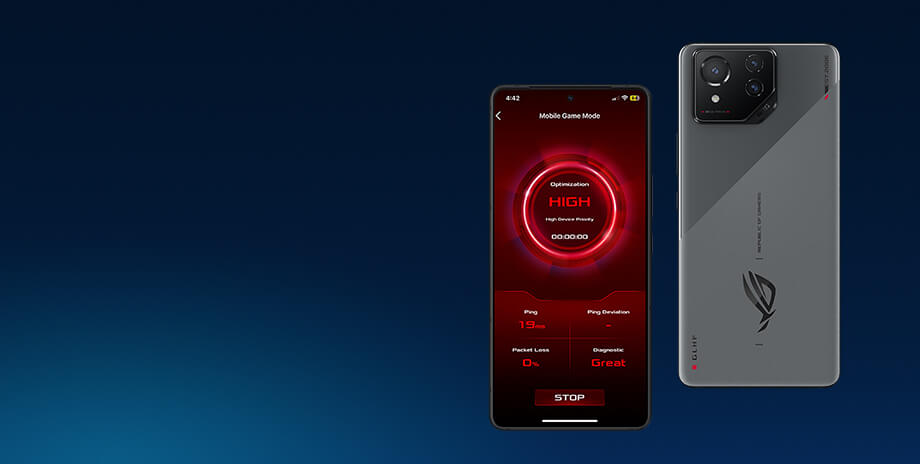 Smartphone displays Mobile Game Mode with One-Tap Mobile Game Boost