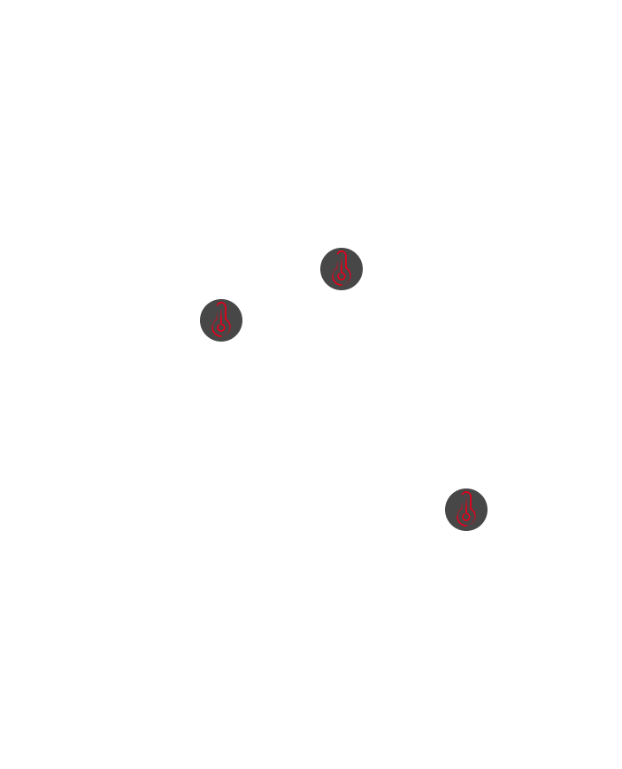 Múltiplas fontes de temperatura