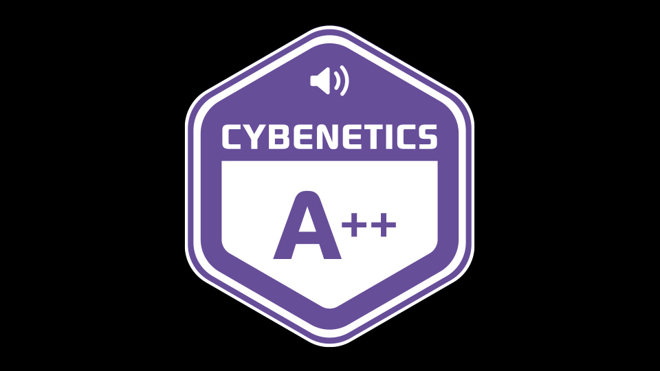 Certifikační logo Cybenetics Lambda A++.