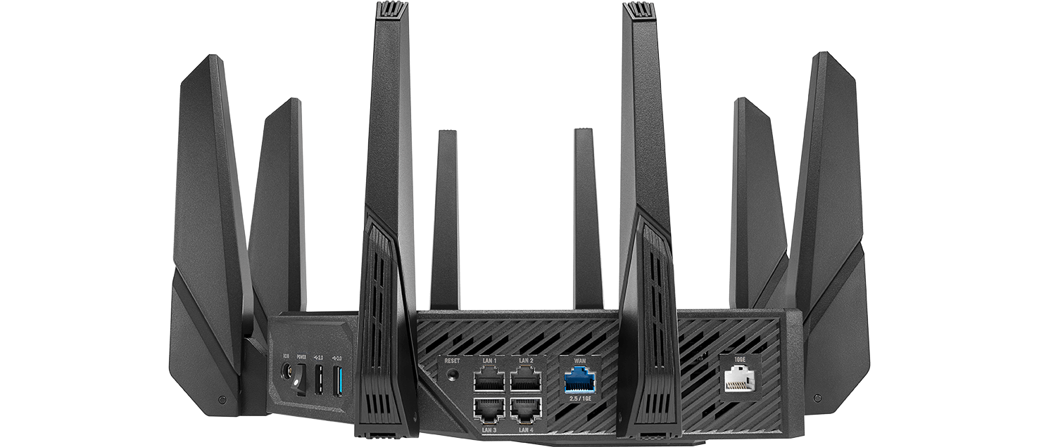 More ports for more flexibility with highlight on the 2.5G WAN port and 10G WAN/LAN port