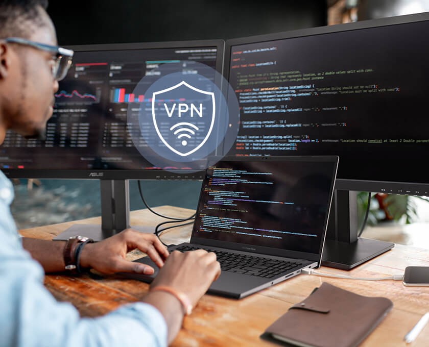 Accede a redes corporativas de forma segura sin necesidad de instalar software VPN en cada dispositivo.