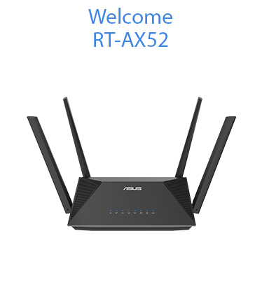 Starting page on ASUS Router App