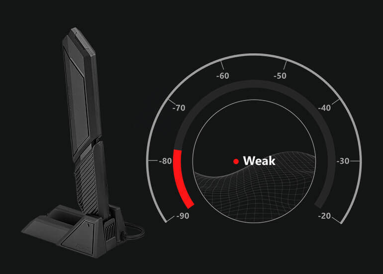 ASUS WiFi Q-Antenna with fast-check mode