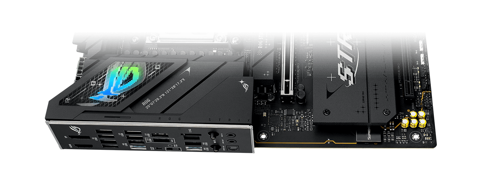 The Strix B850-F  motherboard features SupremeFX audio.