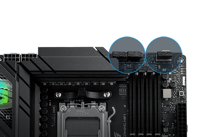 Strix B850-F fan header locations