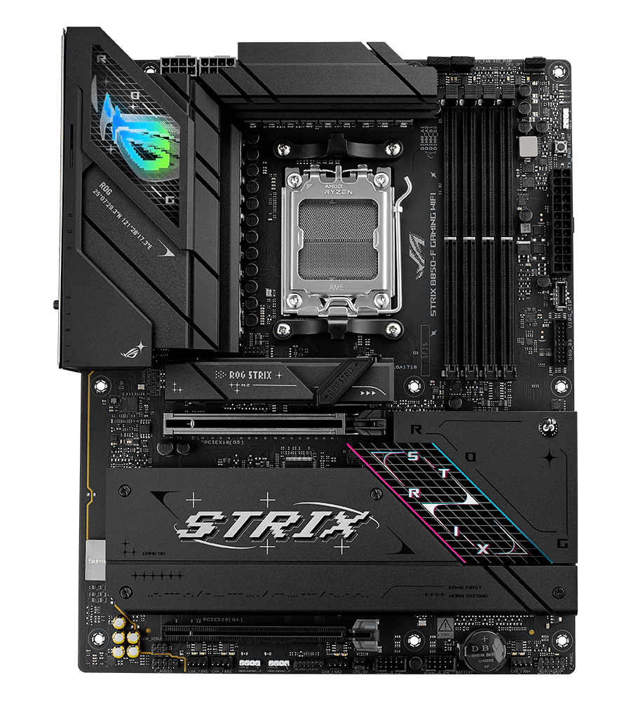 Strix B850-F fan header locations