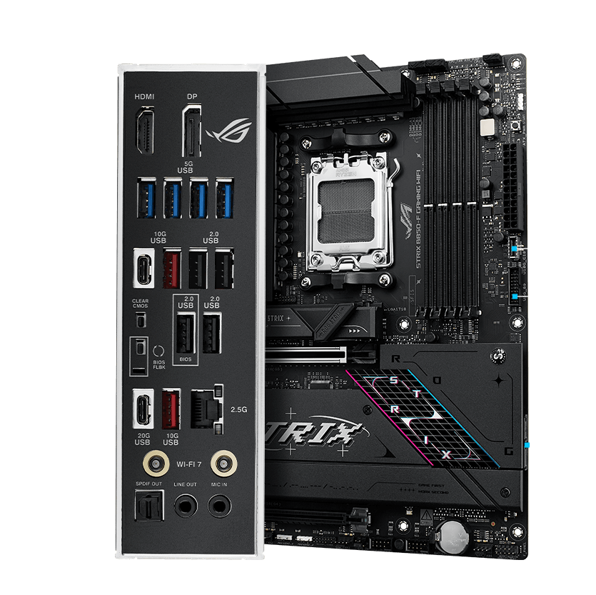 Strix B850-F connectivity specifications