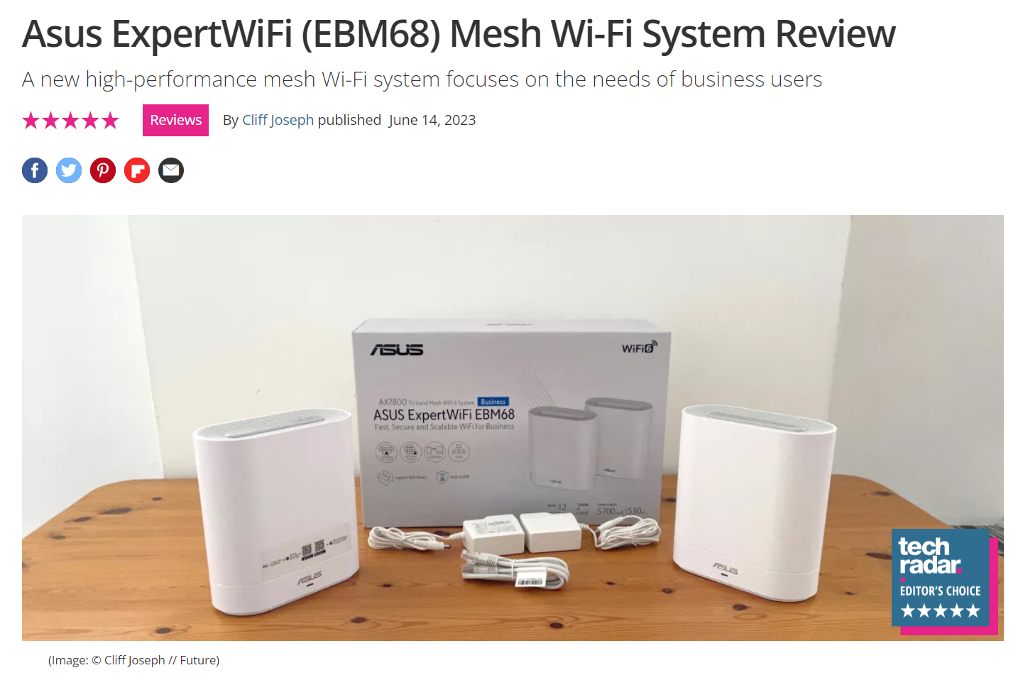 Asus ExpertWiFi (EBM68) Mesh Wi-Fi System Review