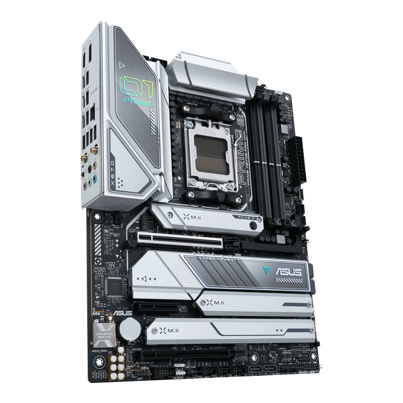 The PRIME X670E-PRO WIFI motherboard features Aura Sync. 