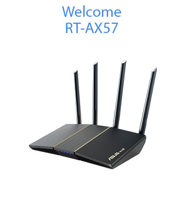Starting page on ASUS Router App