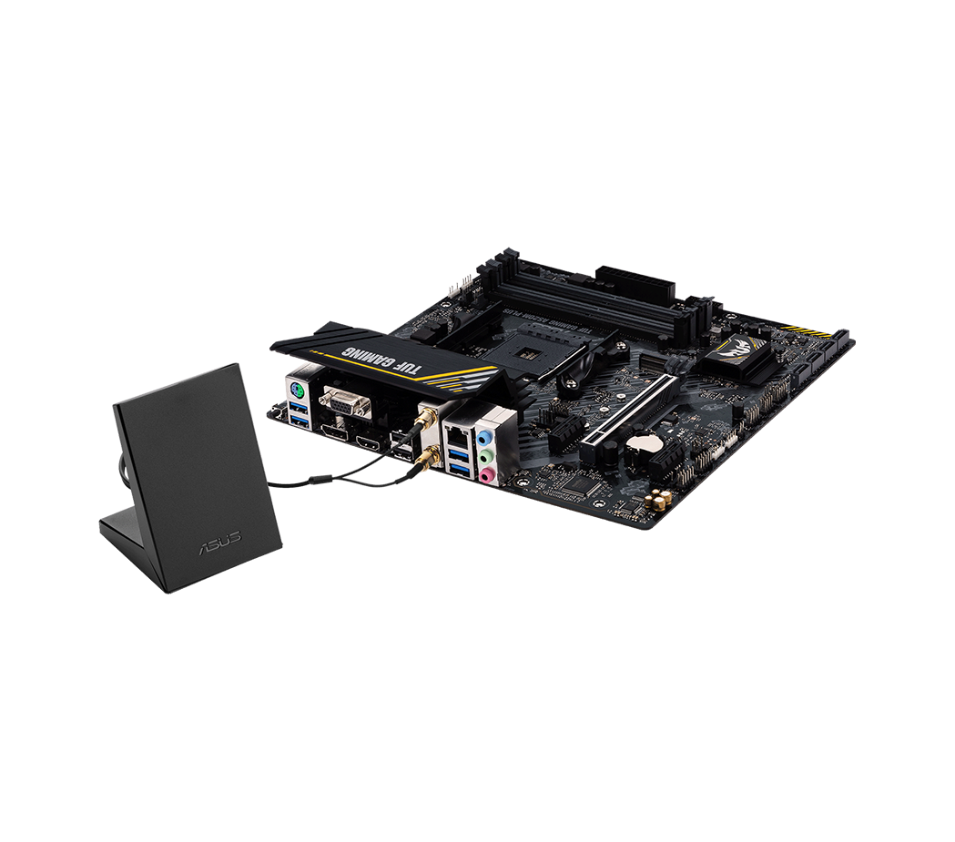ASUS TUF GAMING A520M-PLUS WIF Desktop Motherboard - Socket AM4 - AMD A520  - Micro ATX