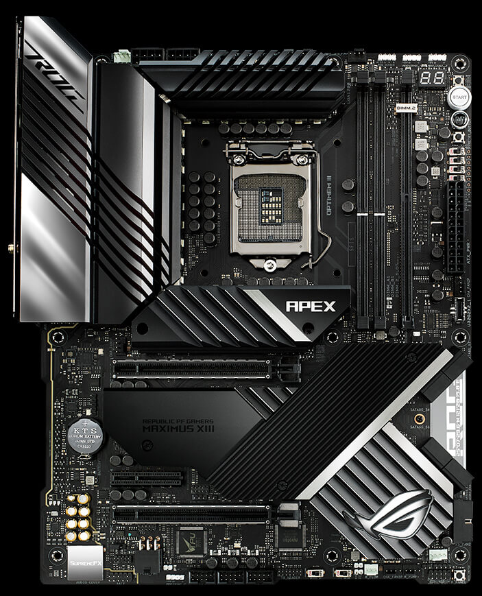 ROG MAXIMUS XIII APEX｜Z590 Motherboard