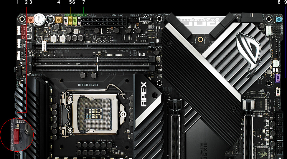 ROG MAXIMUS XIII APEX｜Z590 Motherboard