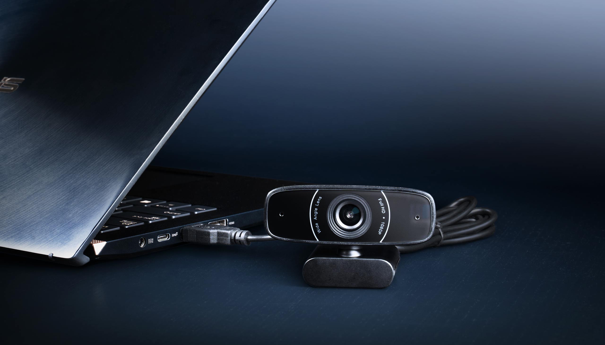 ASUS Webcam C3 is compatible with PC, Mac, and Chrome devices