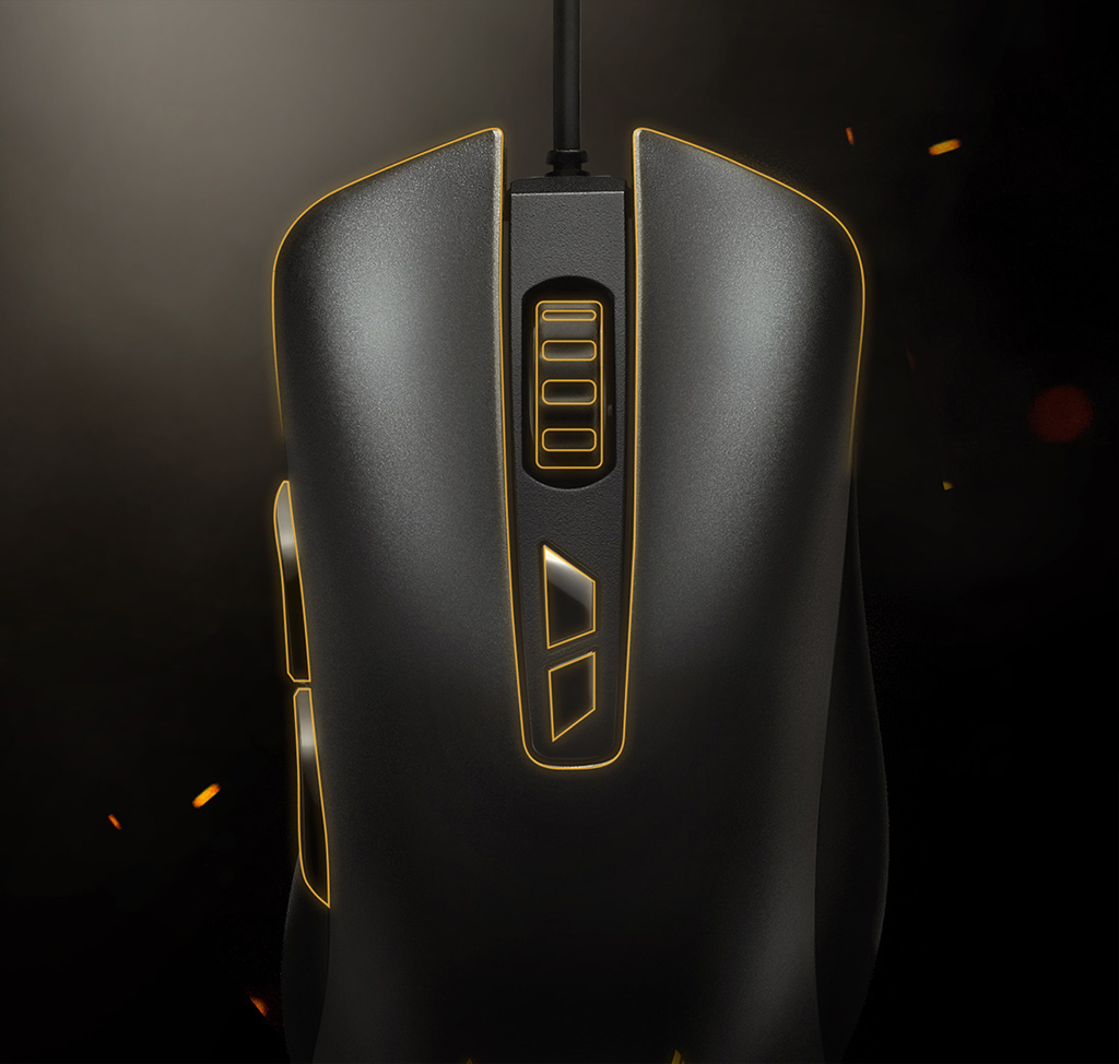 ASUS TUF Gaming M3 mouse feature tactile and programmable buttons to suit various games and playstyles
